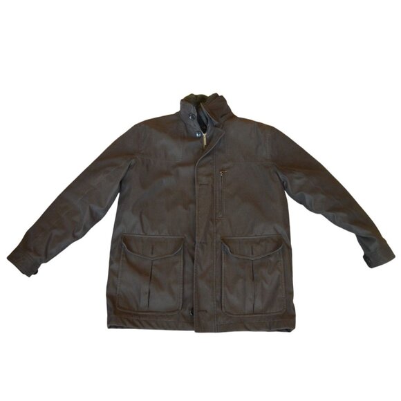 London Fog Brown Double Lined Overcoat Men Size Medium Gorpcore Cabincore Winter - Picture 9 of 9